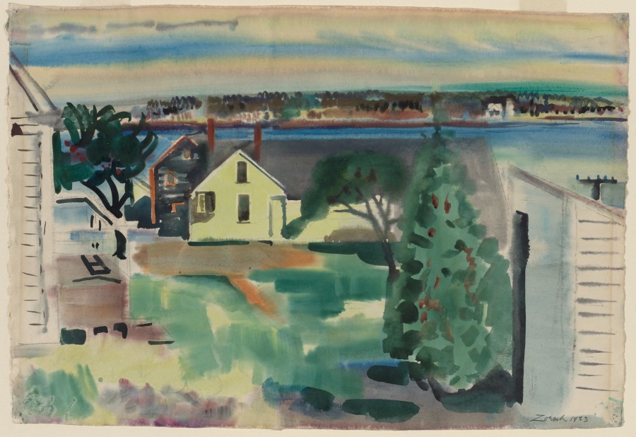 Maine Village, William Zorach, 1933