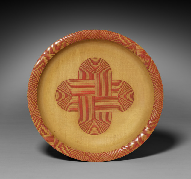 Turned Wood Plate