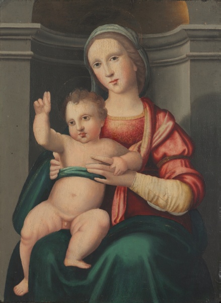 Madonna and Child in a Niche