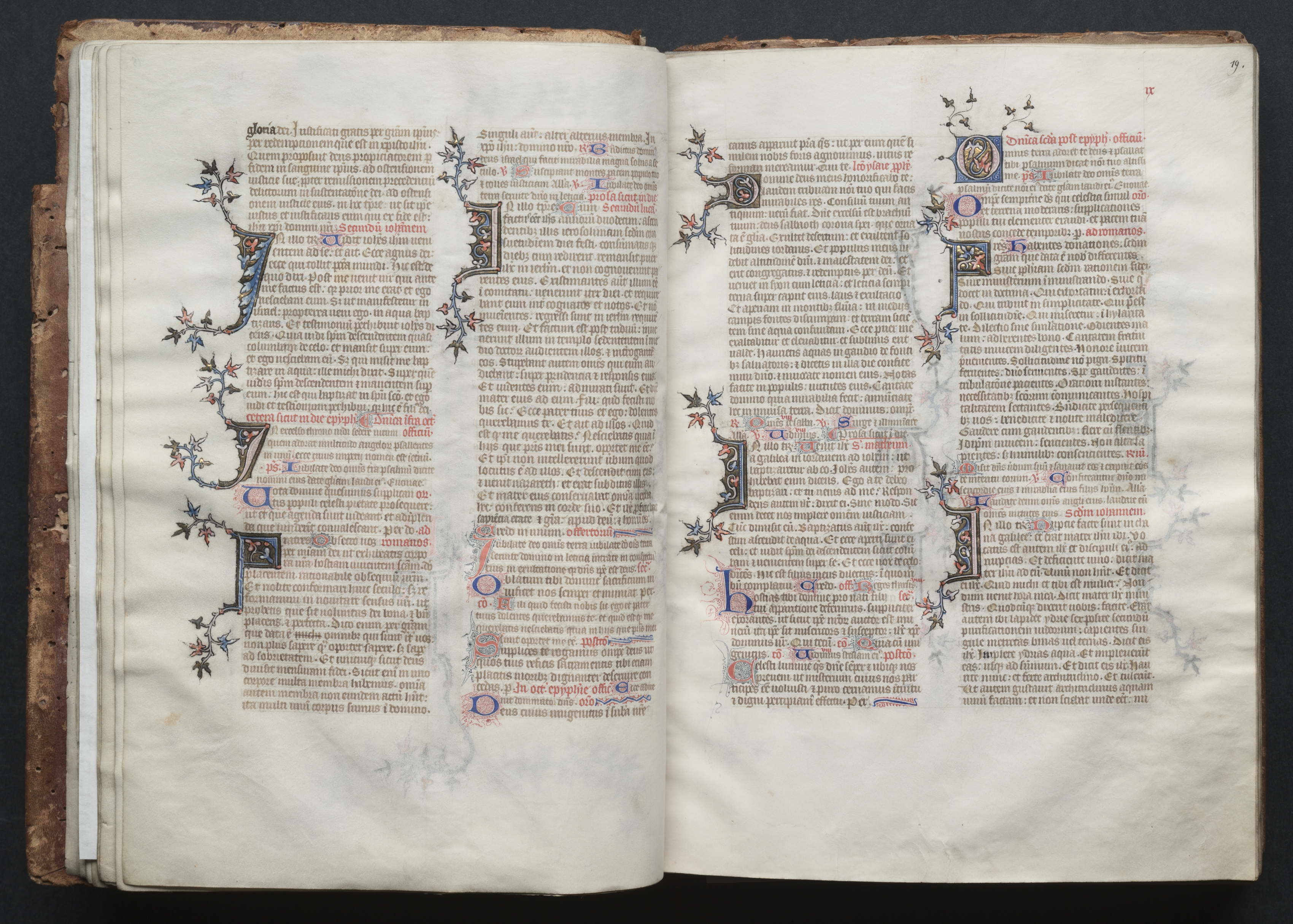 The Gotha Missal:  Fol. 18v, Text