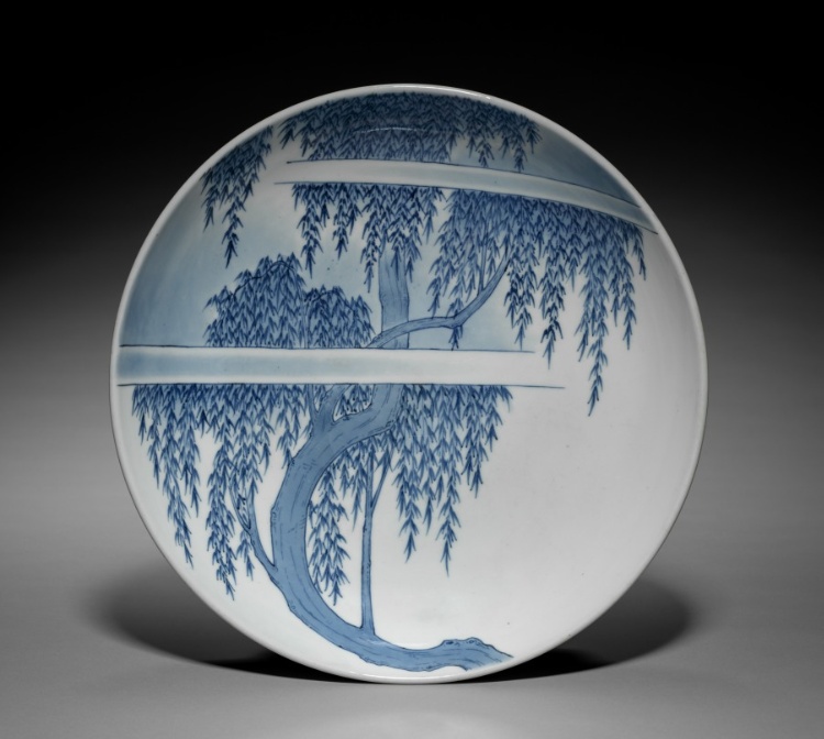 Plate with Willow Tree and Cloud