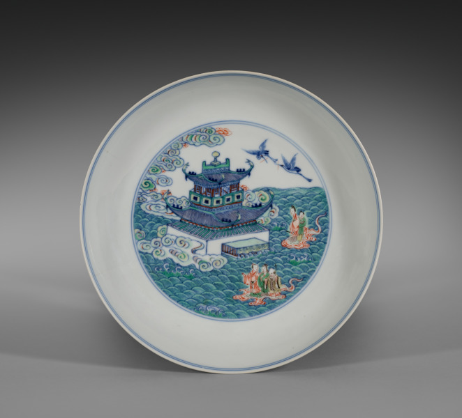 Plate with Isle of the Immortals