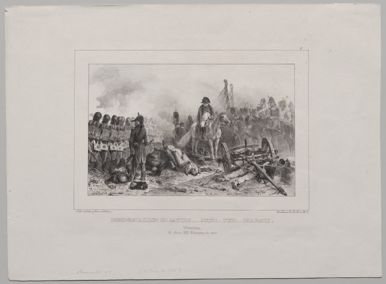 Lithographic Album of 1837: Half-Battalion at Left…Aim!...Fire!...Load 