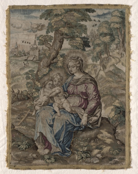 Madonna with Christ Child and Saint John the Baptist