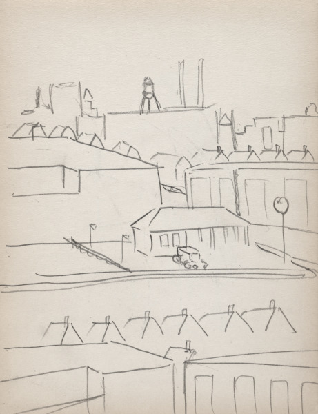 Sketchbook No. 3, page 13: City