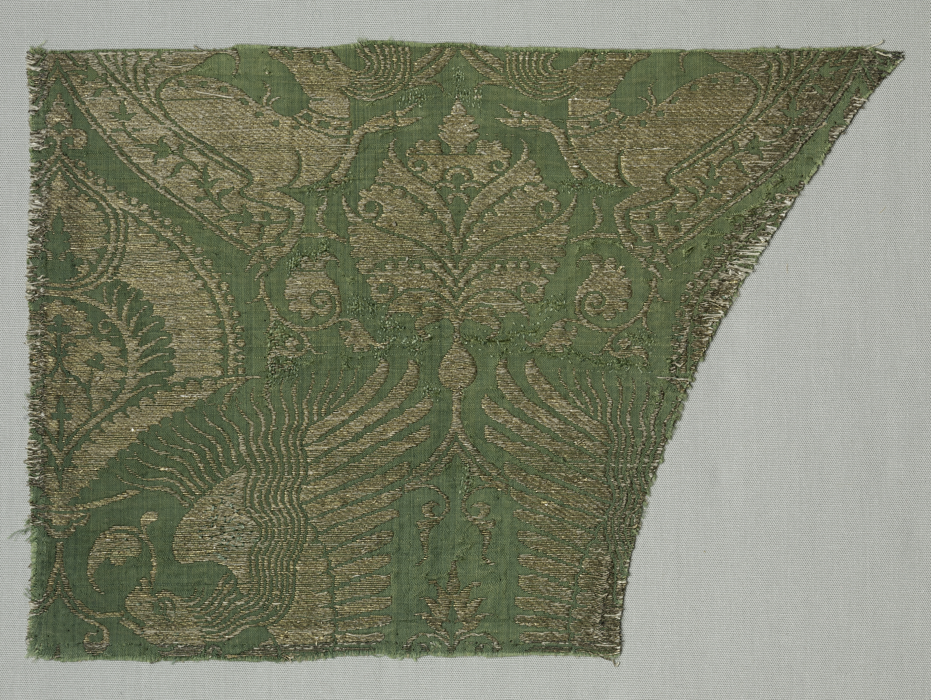 Exotic Gold-patterned Silk