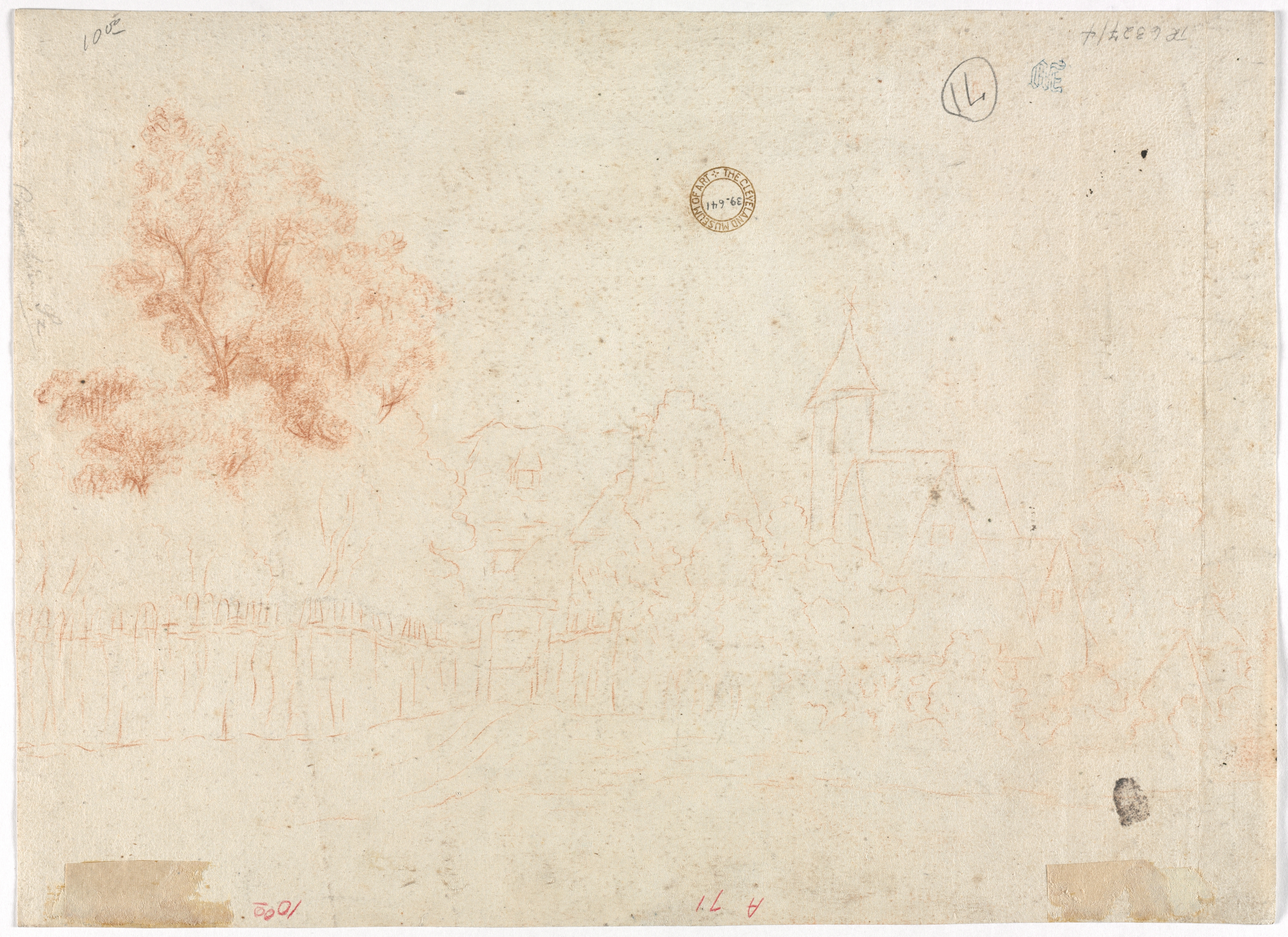 Sketch of a Village (verso)