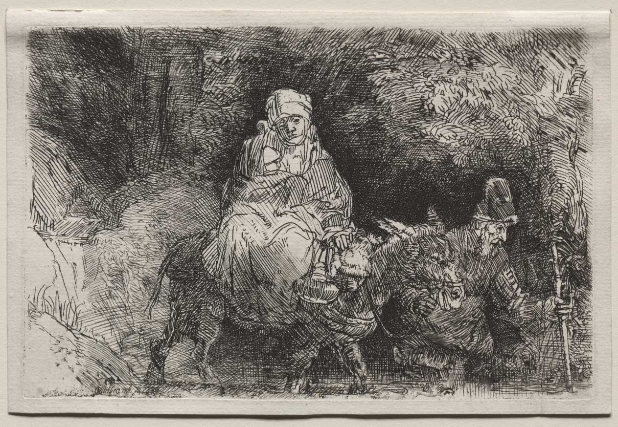 The Flight into Egypt: Crossing a Brook