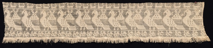 Fragment of a Border with Repeated Pattern of Fantastic Winged Animals