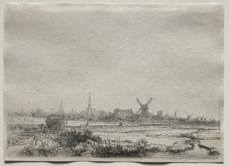 Copy of View of Amsterdam from the North West