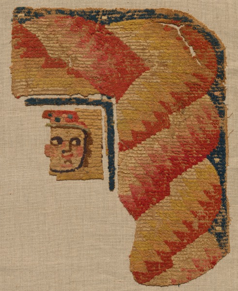 Fragment, Probably an Ornament from a Large Curtain