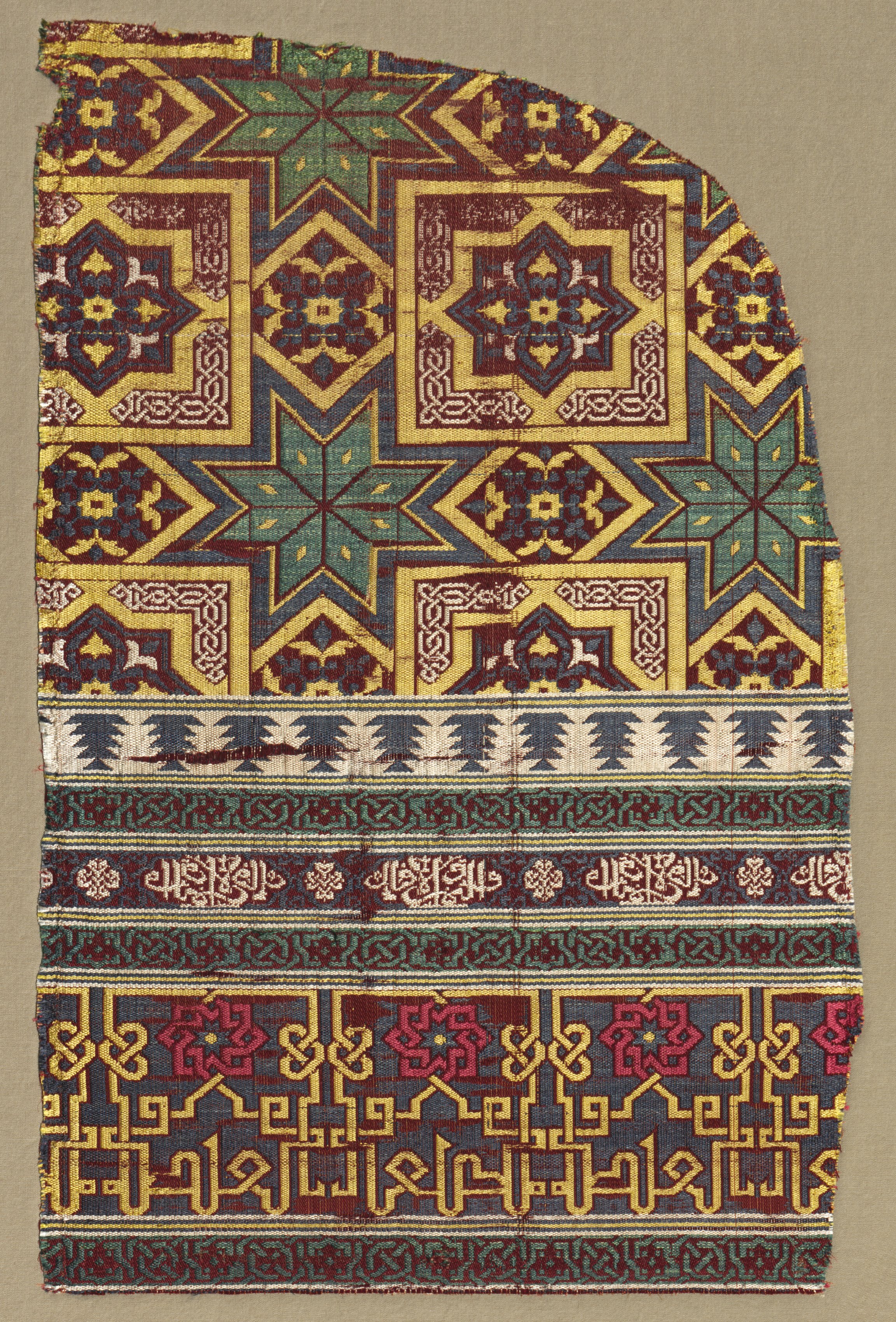 Alhambra hanging fragment with decorated bands