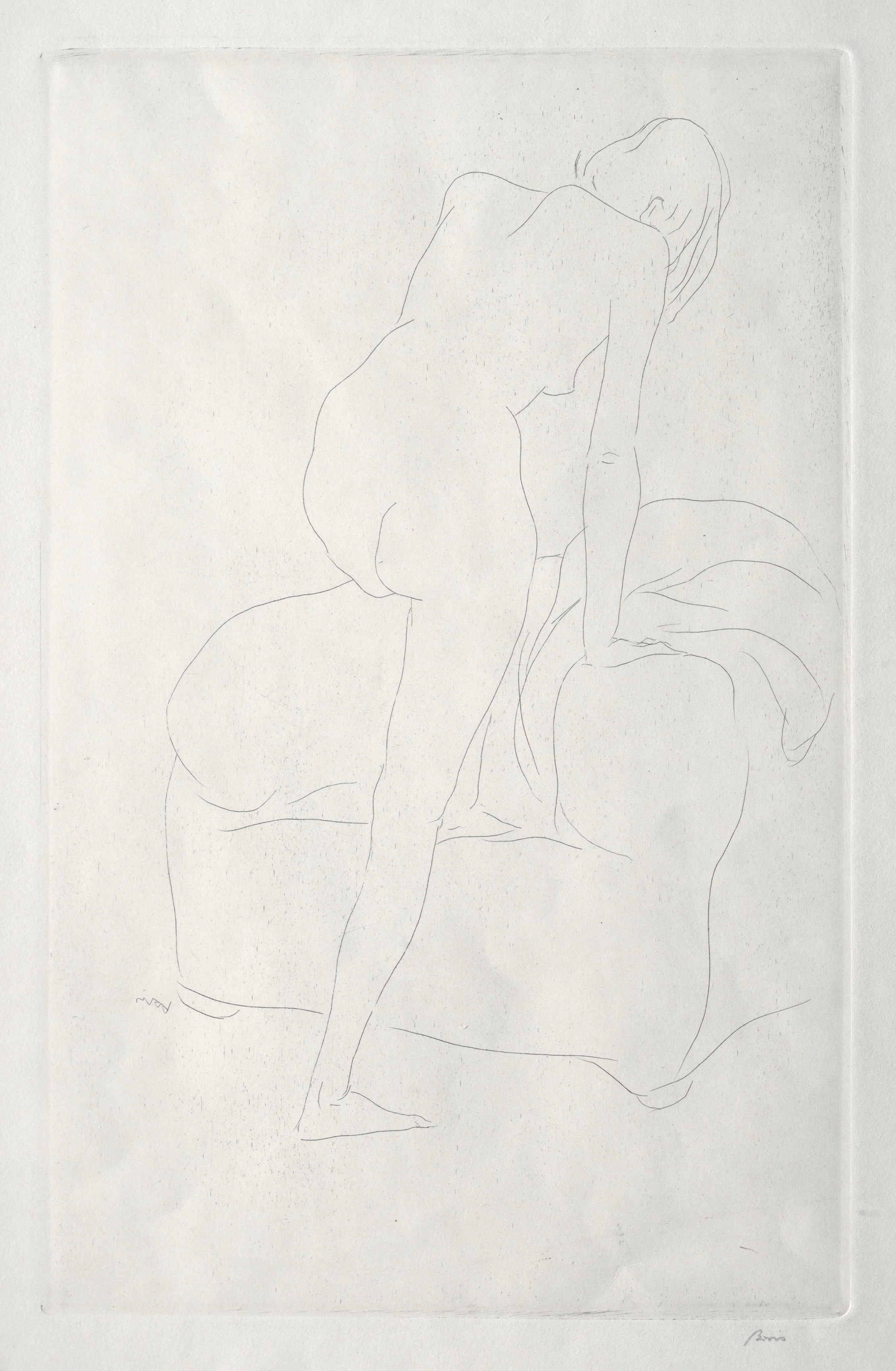 Study of a Nude Woman Standing