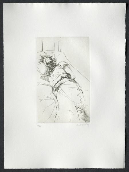 Toward the End: Page 9. Sleeping Woman at Diagonal