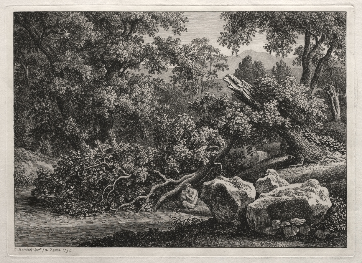 Heroic Landscape: The Satyr Playing the Flute