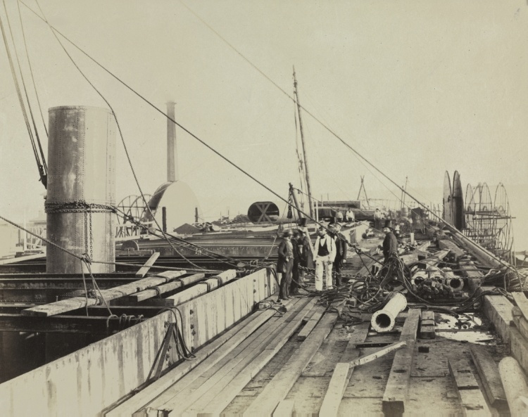 Deck Scene of the Great Eastern