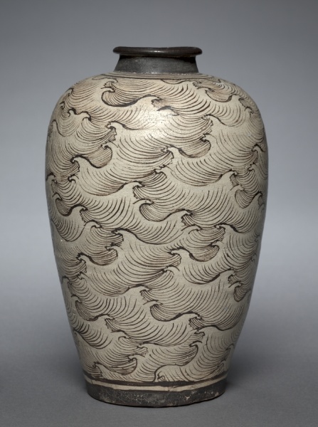 Vase (Meiping) with Waves