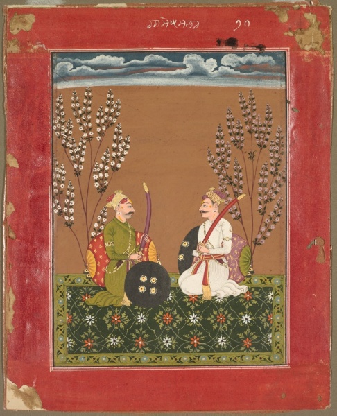 Raga Suramananda, page from a Ragamala series
