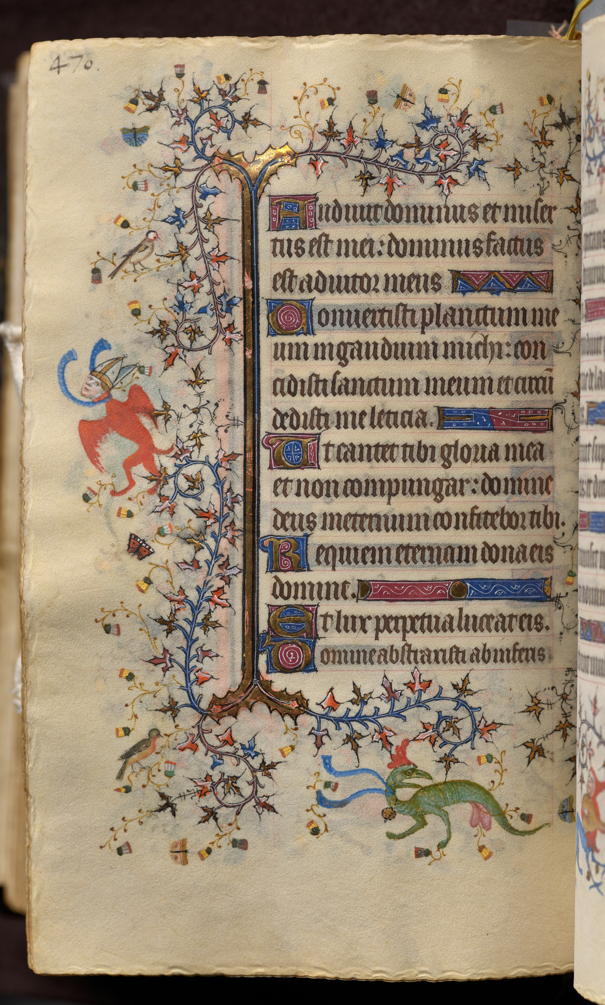 Hours of Charles the Noble, King of Navarre (1361-1425): fol. 229v, Text