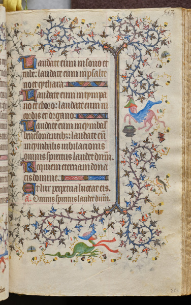 Hours of Charles the Noble, King of Navarre (1361-1425): fol. 251r, Text