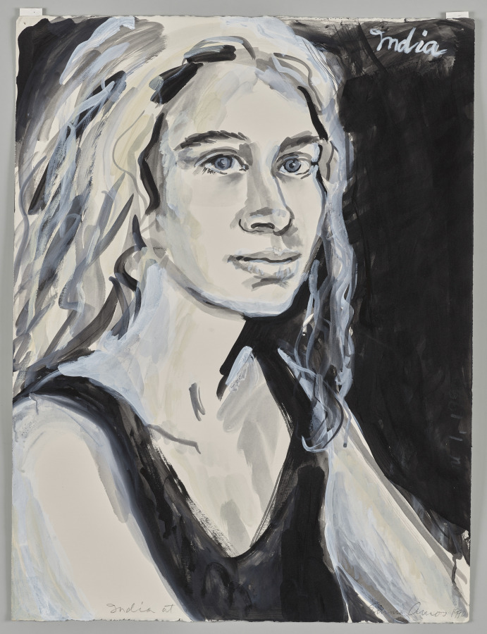 India Amos, Emma Amos, 1990–94