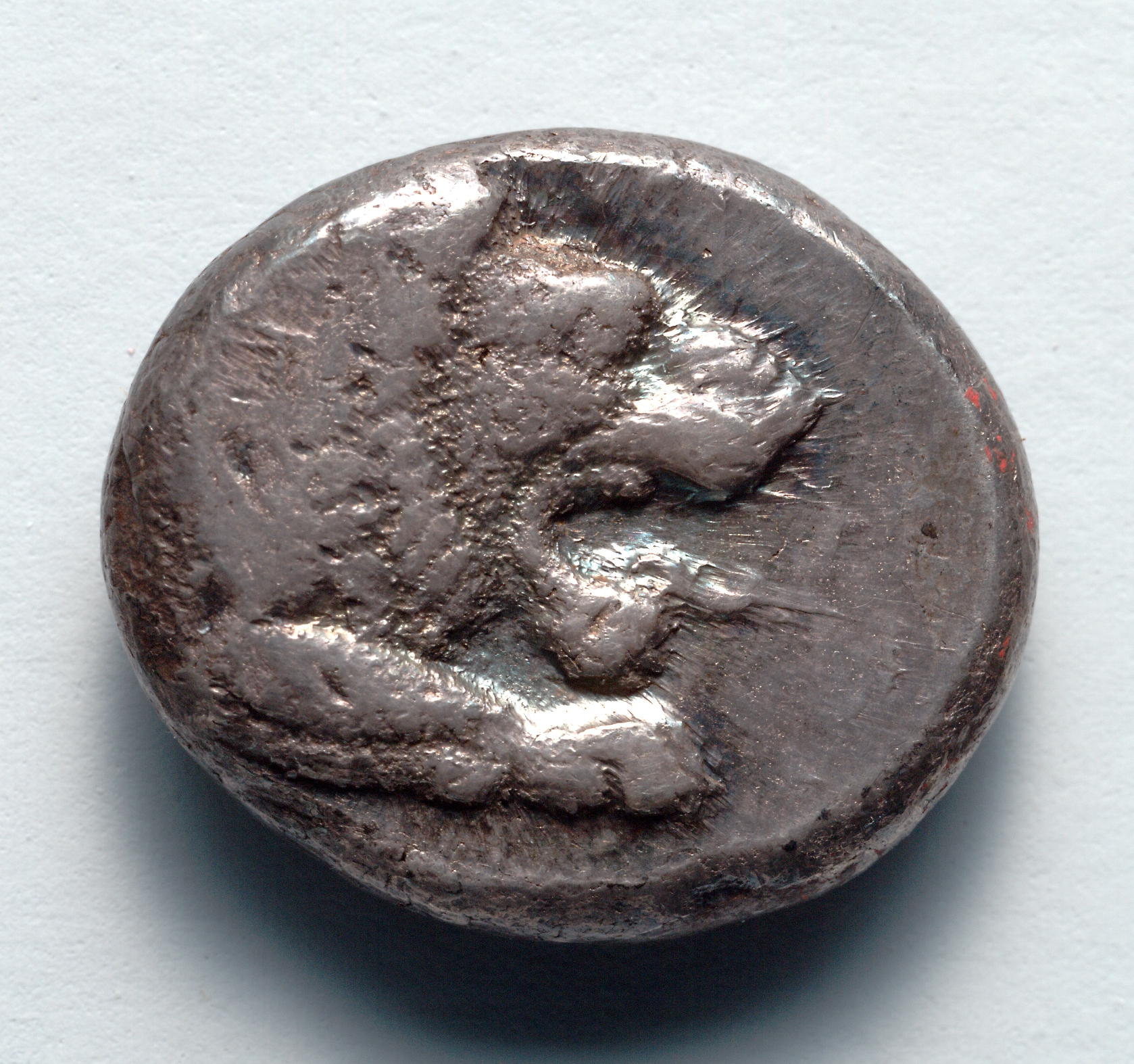 Drachm: Forepart of Lion, r. (obverse)