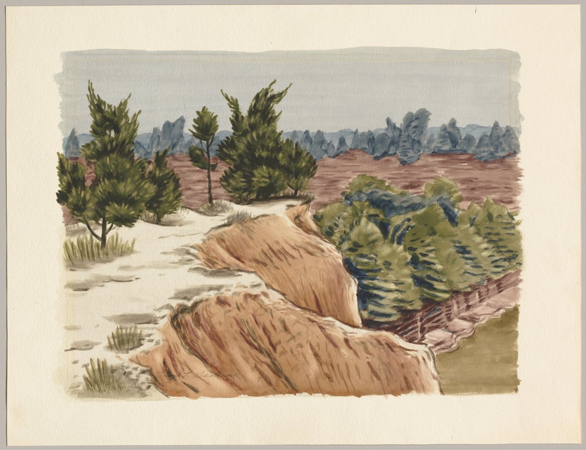 Local Landscape, Lloyd L. Westbrook, 1942