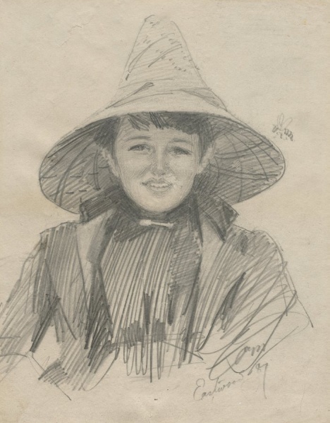 Ada Lymon (Woman in a Large Hat)