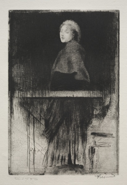 Woman with a cape