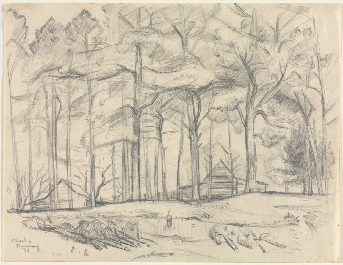 Woods and Shacks, Charles Eugene Shannon, 1939
