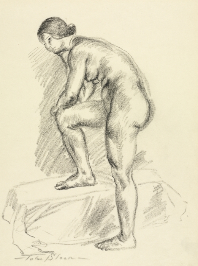 Standing Female Nude, John Sloan, 1920s
