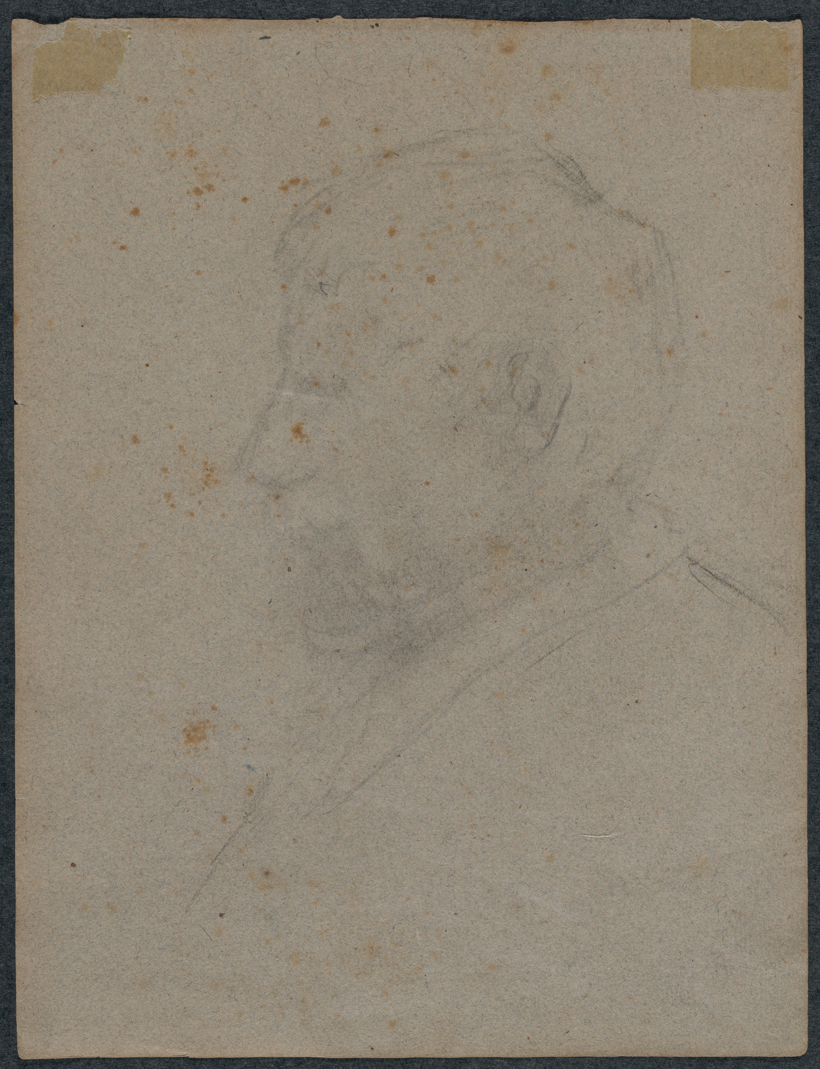 Profile Bust of a Man (verso)