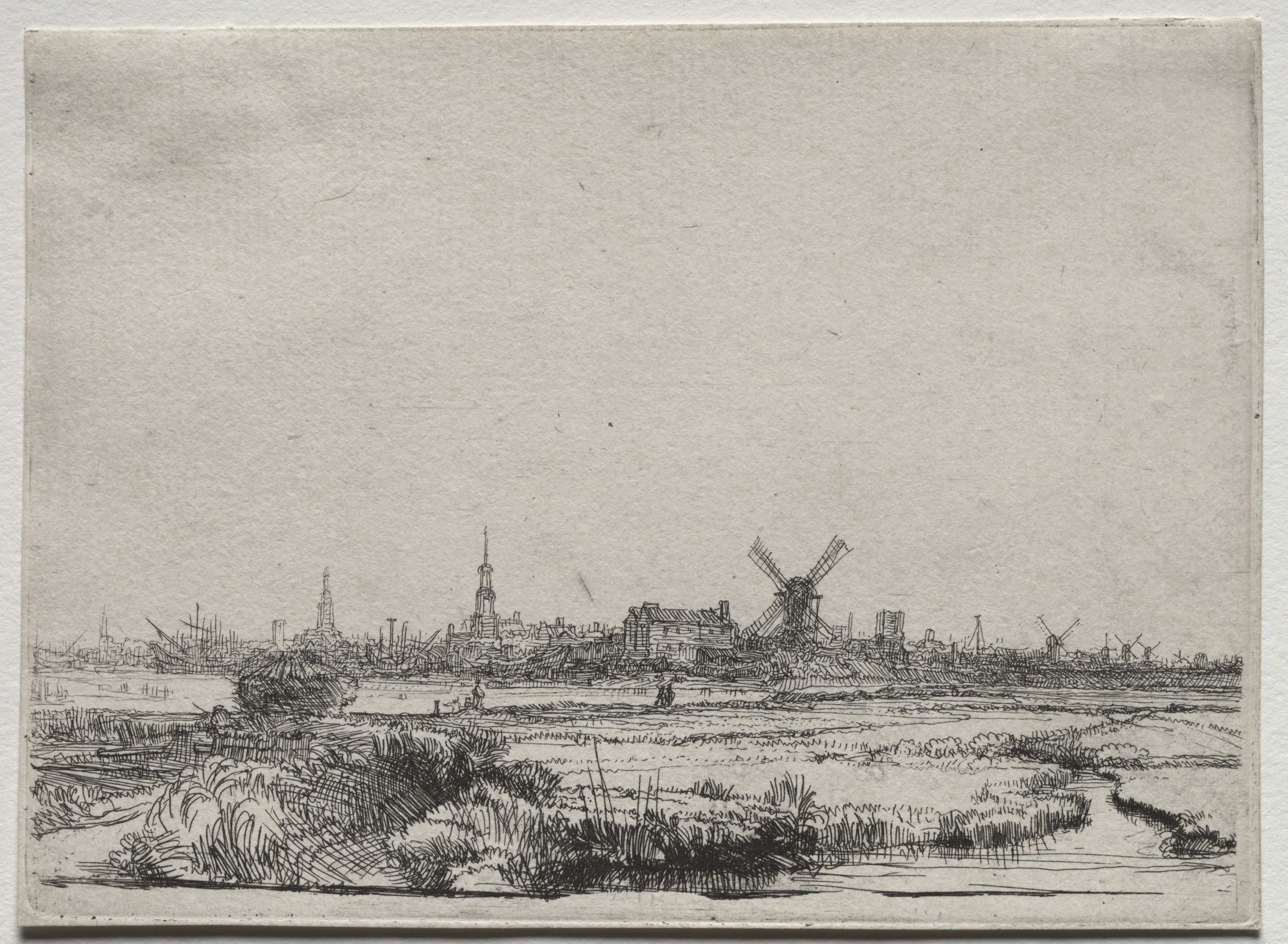 View of Amsterdam from the North West