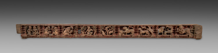 Narrative Frieze:  Forest Retreat with  Animals - Architrave from a Jain Temple