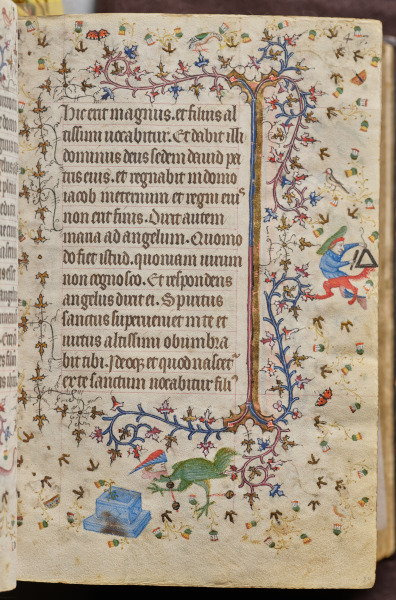 Hours of Charles the Noble, King of Navarre (1361-1425): fol. 24r, Text