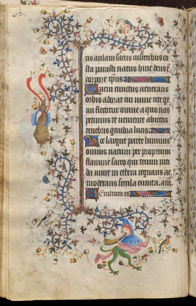 Hours of Charles the Noble, King of Navarre (1361-1425): fol. 31v, Text