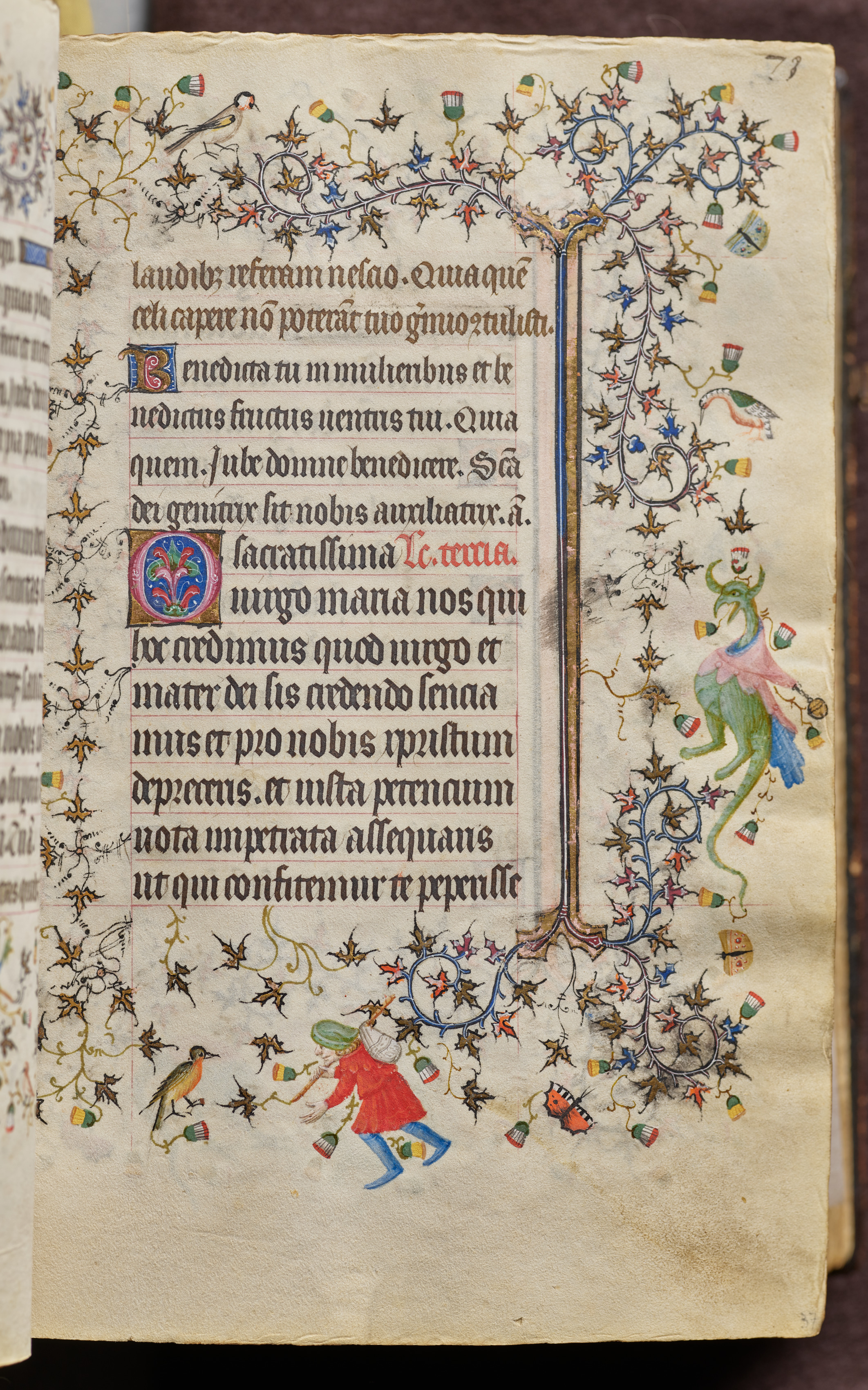 Hours of Charles the Noble, King of Navarre (1361-1425): fol. 37r, Text