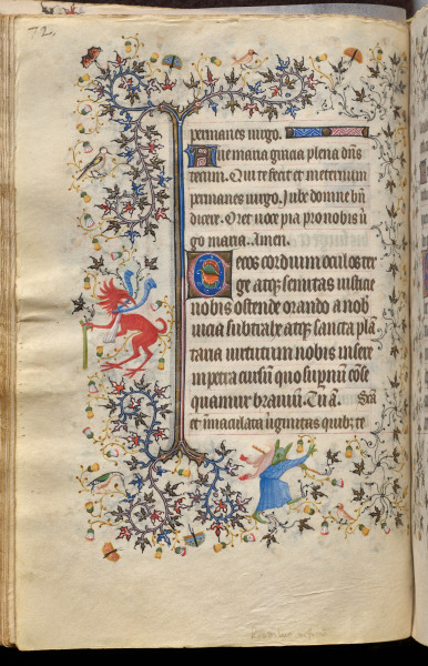 Hours of Charles the Noble, King of Navarre (1361-1425): fol. 36v, Text