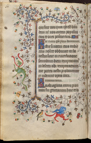 Hours of Charles the Noble, King of Navarre (1361-1425): fol. 30v, Text