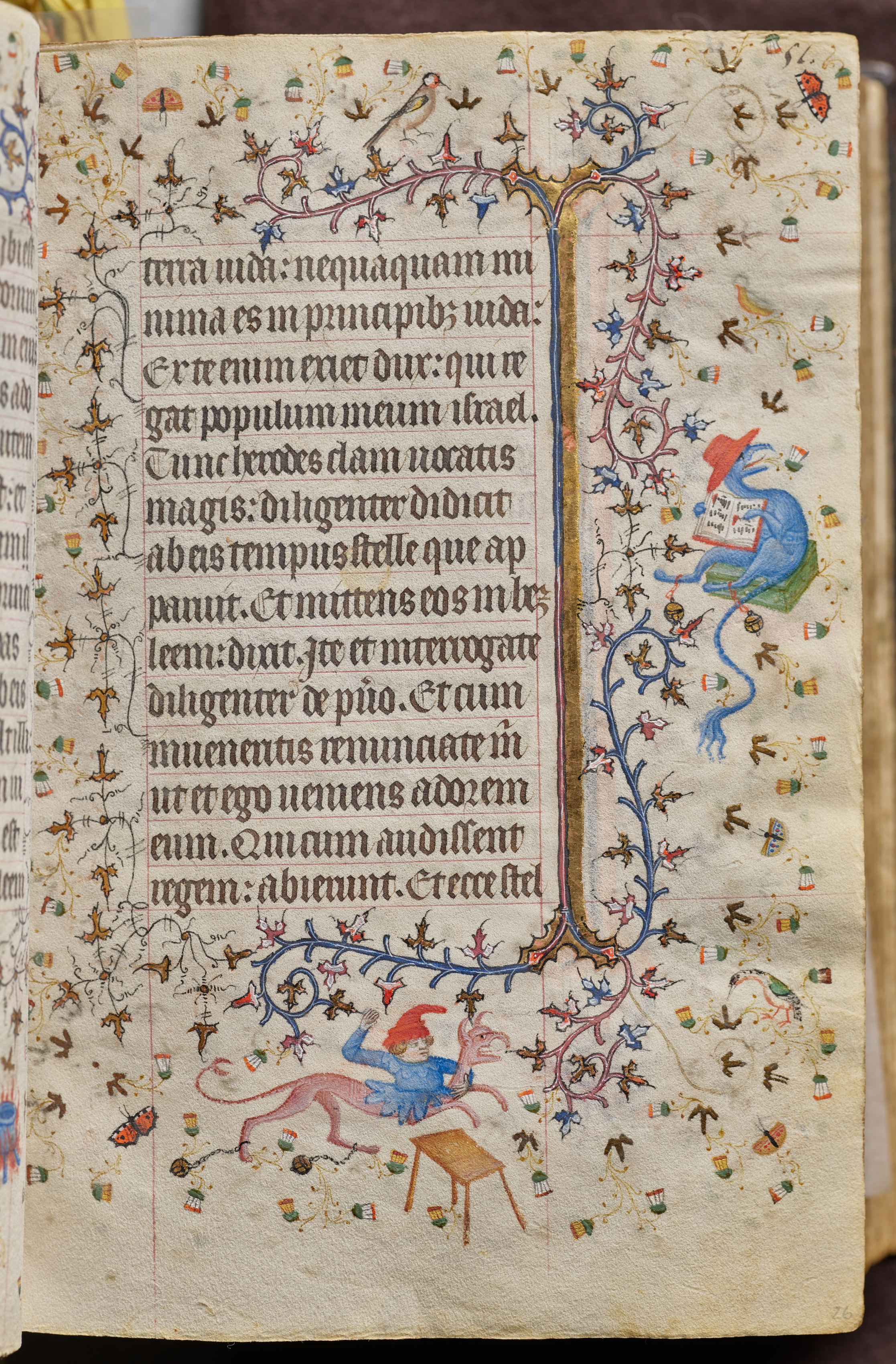 Hours of Charles the Noble, King of Navarre (1361-1425): fol. 26r, Text