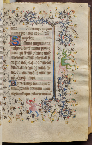 Hours of Charles the Noble, King of Navarre (1361-1425): fol. 36r, Text
