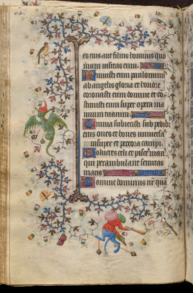 Hours of Charles the Noble, King of Navarre (1361-1425): fol. 32v, Text