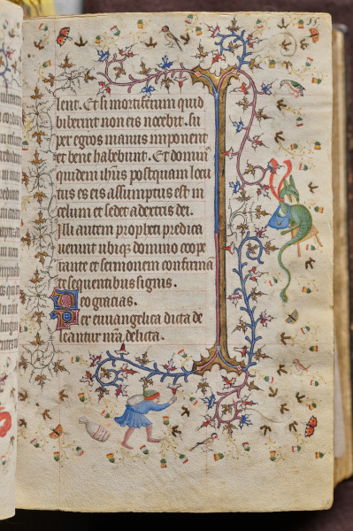 Hours of Charles the Noble, King of Navarre (1361-1425): fol. 28r, Text