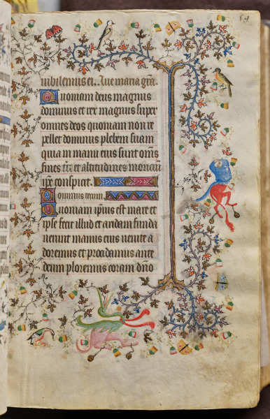 Hours of Charles the Noble, King of Navarre (1361-1425): fol. 30r, Text