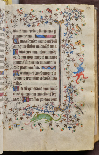 Hours of Charles the Noble, King of Navarre (1361-1425): fol. 35r, Text