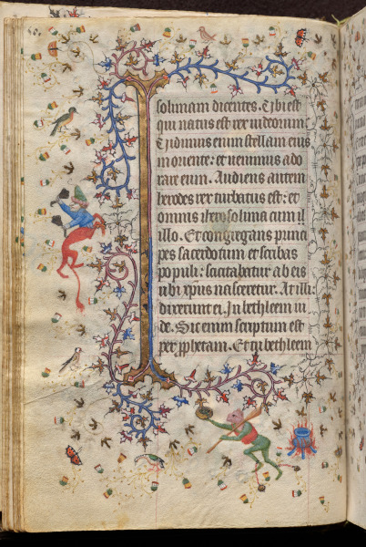 Hours of Charles the Noble, King of Navarre (1361-1425): fol. 25v, Text