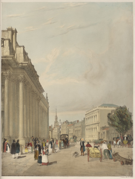 London As It Is:  Board of Trade, Whitehall, from Downing Street
