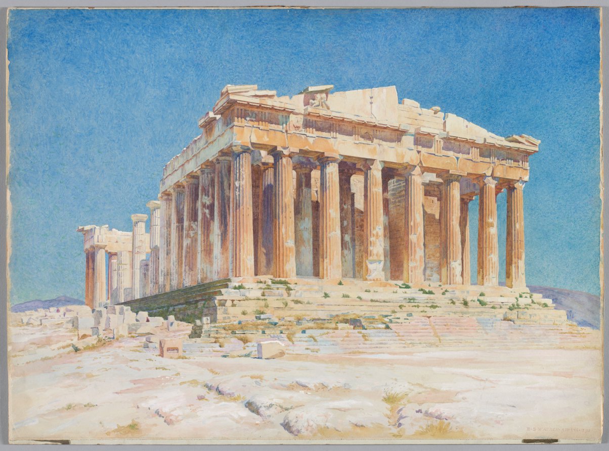 The Parthenon, Harold Broadfield Warren, ок. 1876–1918