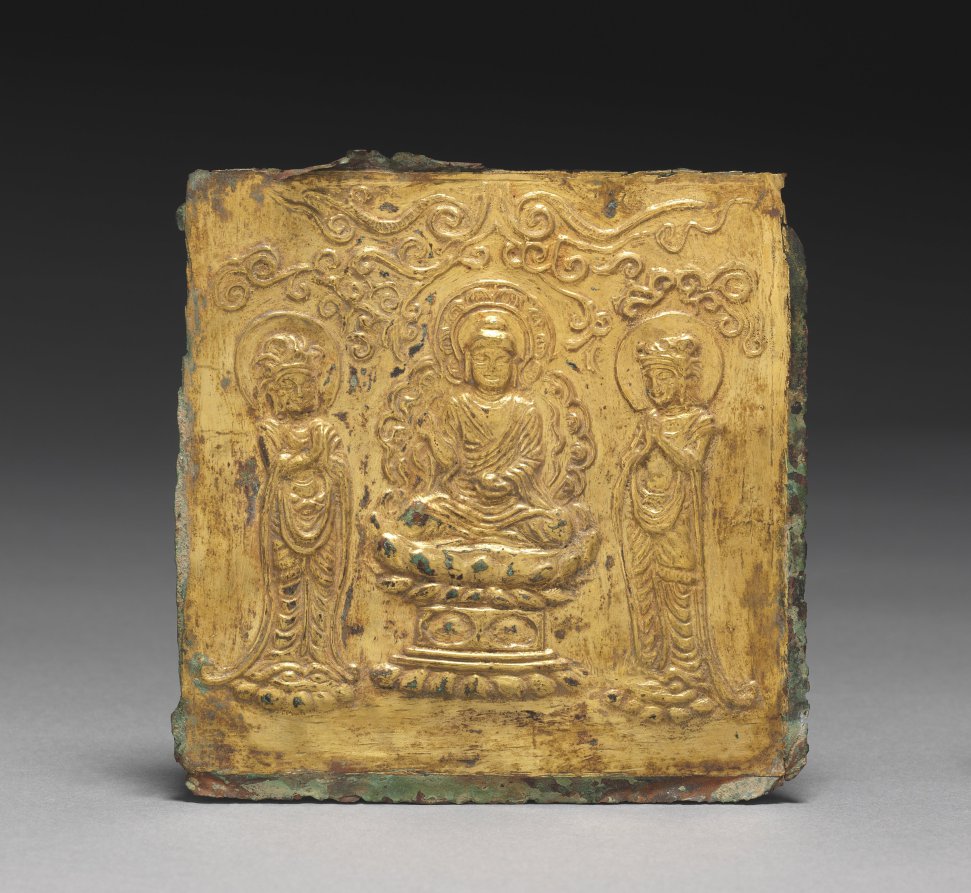 Plaque with the Image of Amitabha Triad
