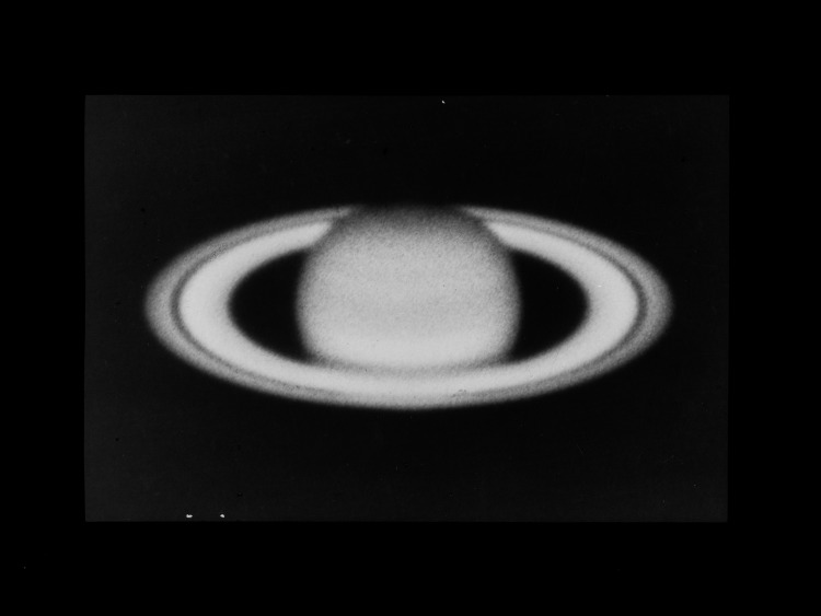 Photograph of Saturn taken with 36-inch refractor